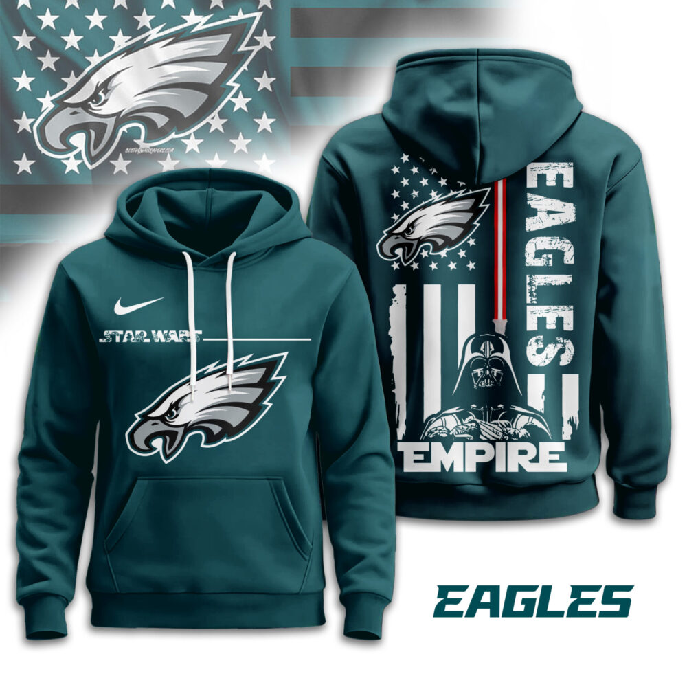 Philadelphia Eagles | Premium NFL Starwars Empire Hoodie TD