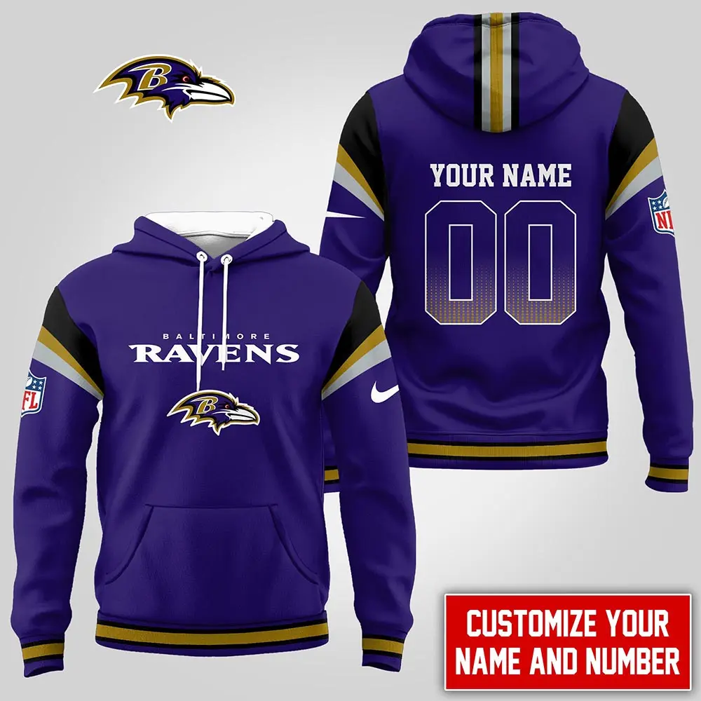 Baltimore Ravens | Premium NFL Customized Hoodie MM