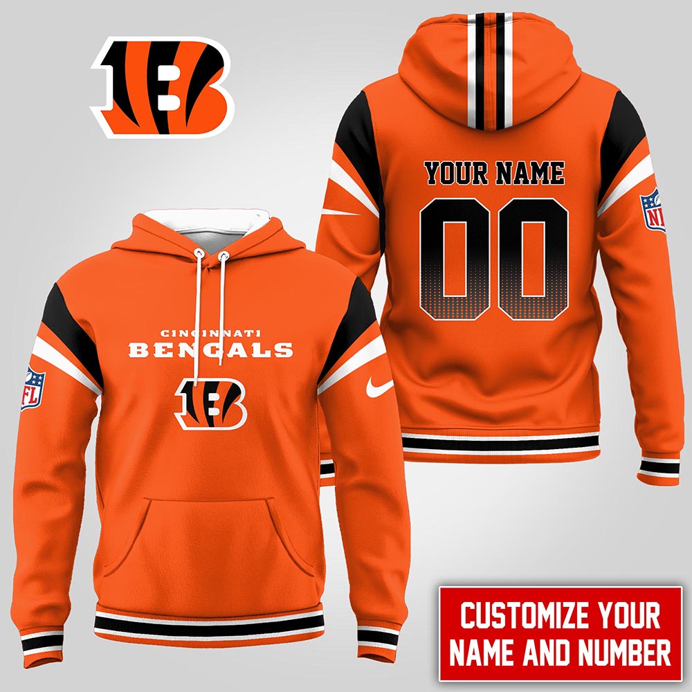 Cincinnati Bengals | Premium NFL Customized Hoodie MM