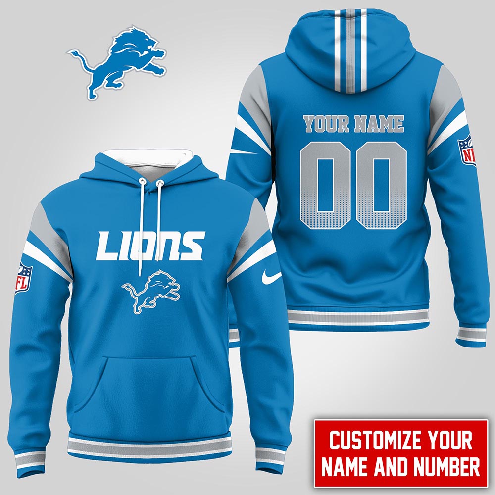 Detroit Lions | Premium NFL Customized Hoodie MM