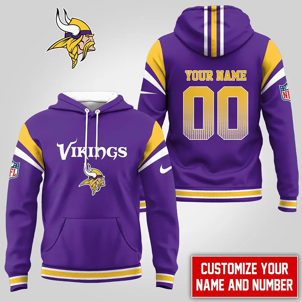Minnesota Vikings | Premium NFL Customized Hoodie MM