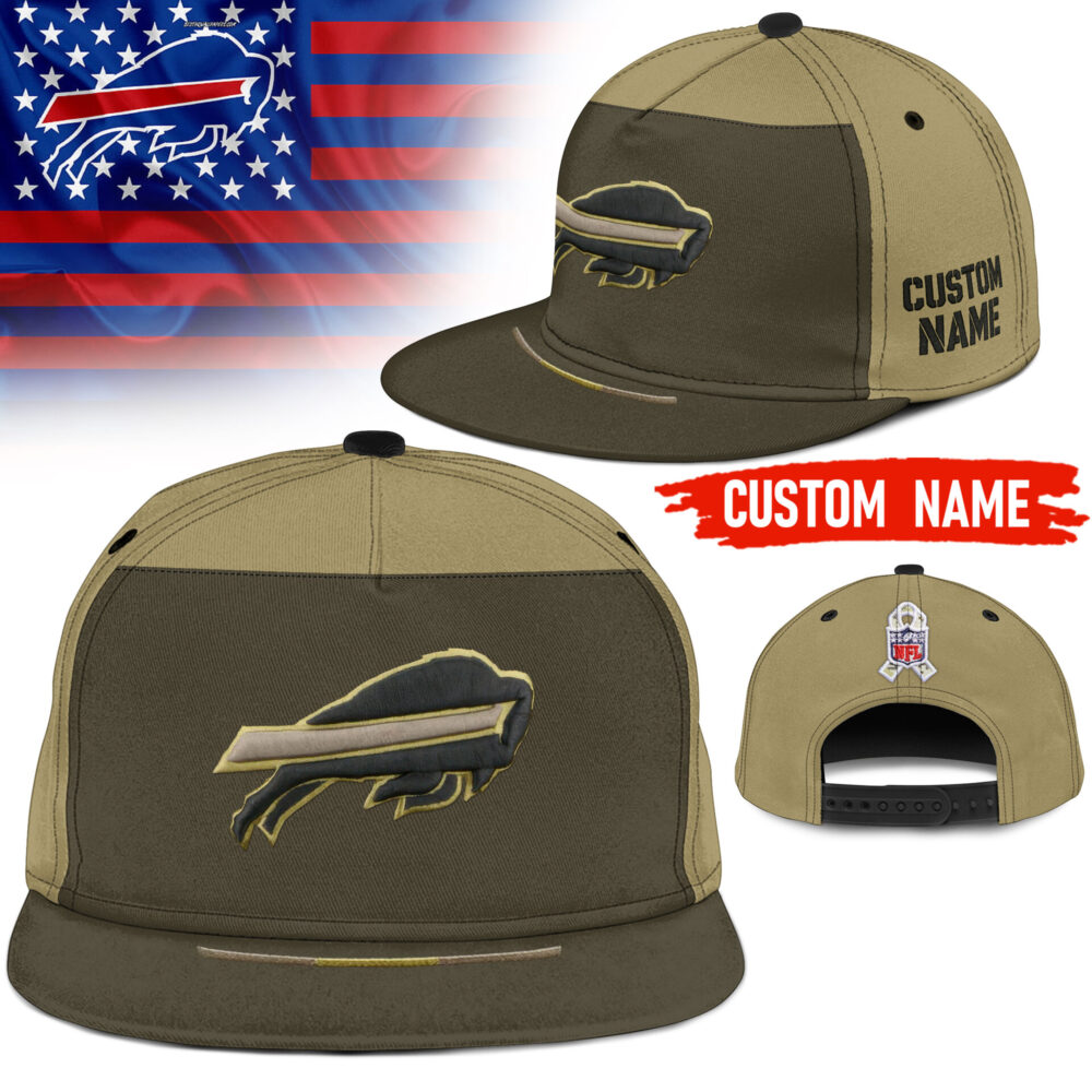 Buffalo Bills| Premium NFL 2025 Salute to Service Split Panel Snapback Cap