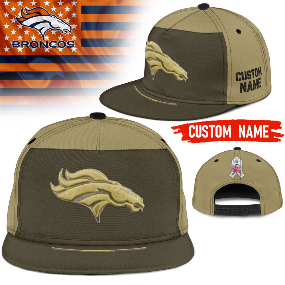 Denver Broncos | Premium NFL 2025 Salute to Service Split Panel Snapback Cap