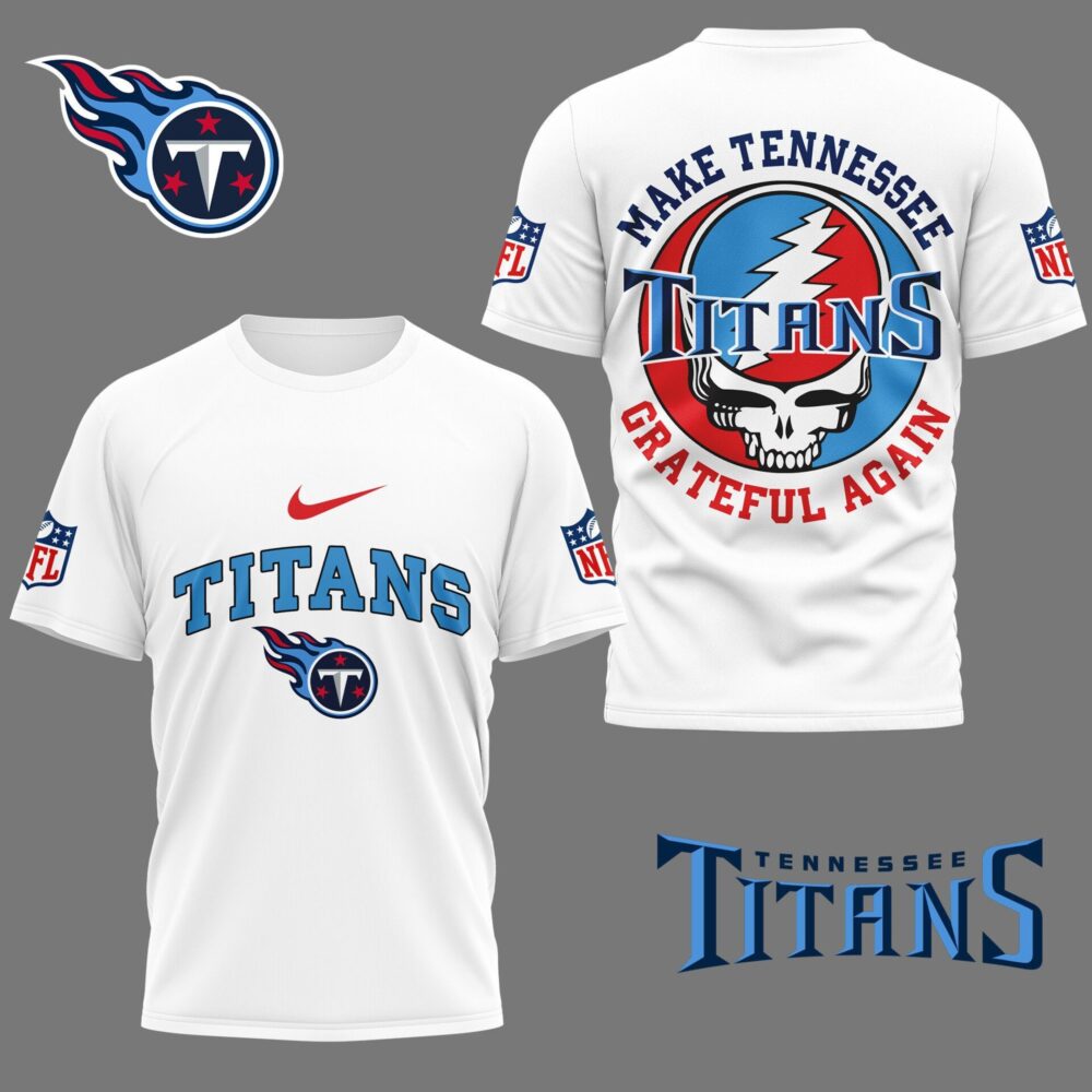 Tennessee Titans | Premium Grateful Game Day 3D Shirt NY