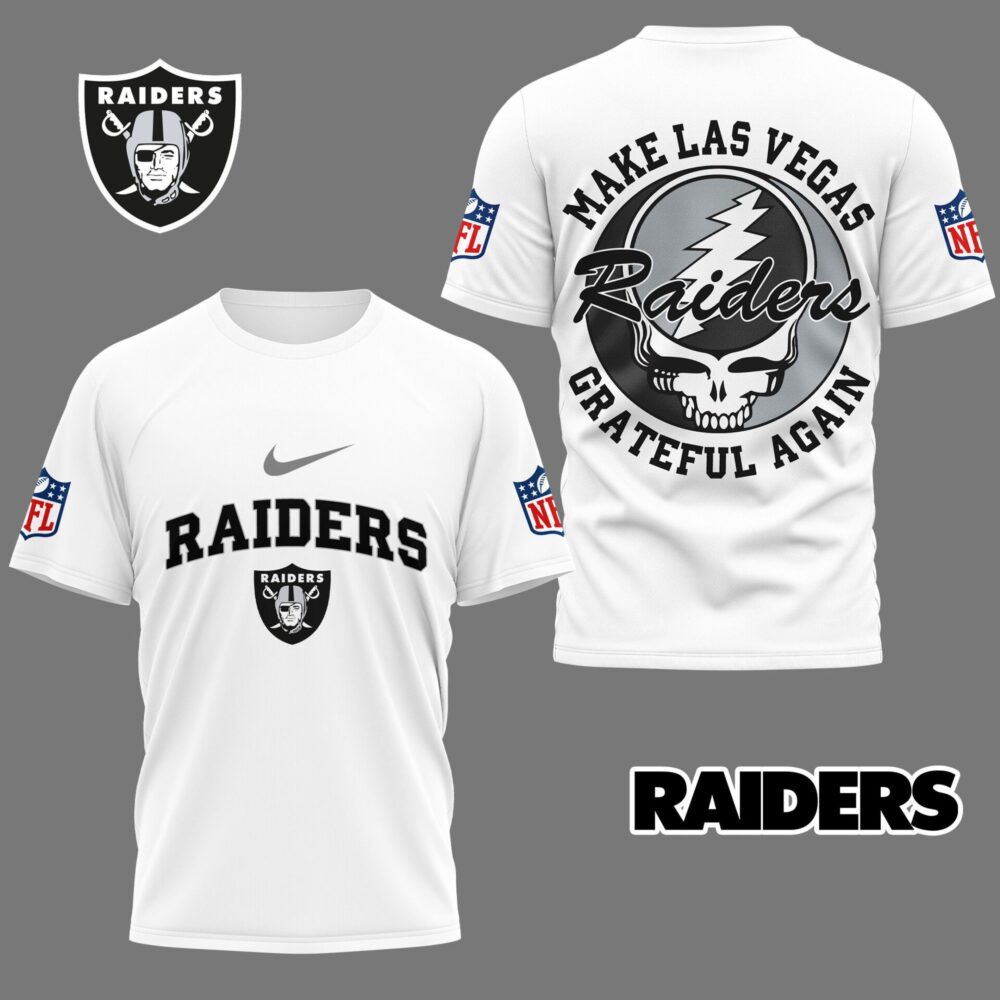 Las Vegas Raiders | Premium Grateful Game Day 3D Shirt NY