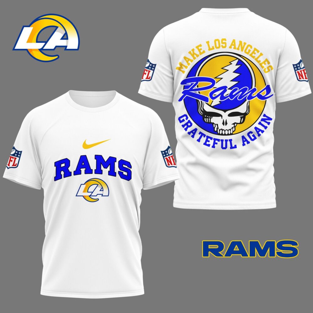 Los Angeles Rams | Premium Grateful Game Day 3D Shirt NY