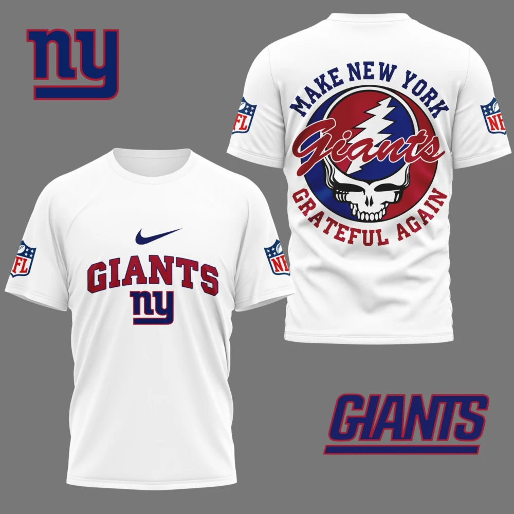 New York Giants | Premium Grateful Game Day 3D Shirt NY