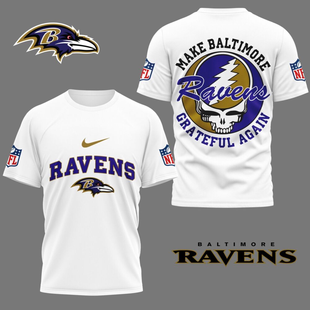 Baltimore Ravens | Premium Grateful Game Day 3D Shirt NY