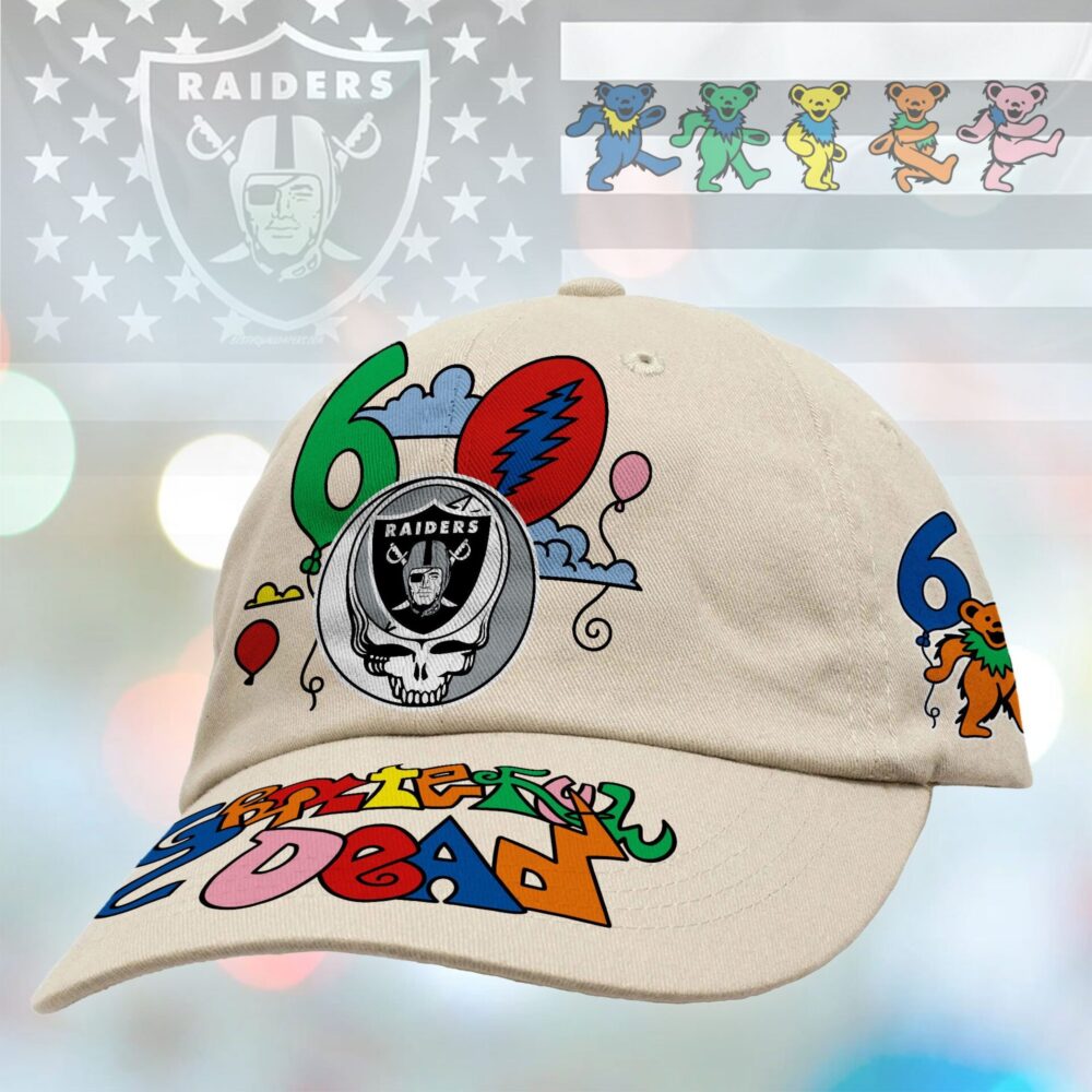 Las Vegas Raiders | Premium NFL Dancing Bear 60th Anniversary Classic Cap TD