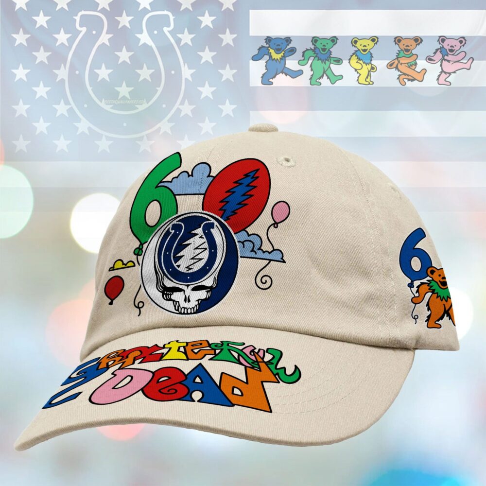Indianapolis Colts | Premium NFL Dancing Bear 60th Anniversary Classic Cap TD