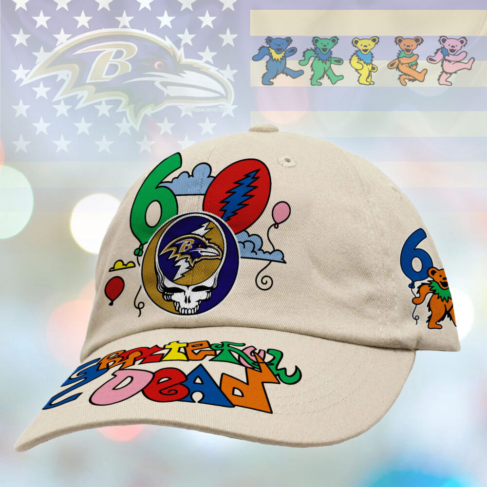 Baltimore Ravens | Premium NFL Dancing Bear 60th Anniversary Classic Cap TD