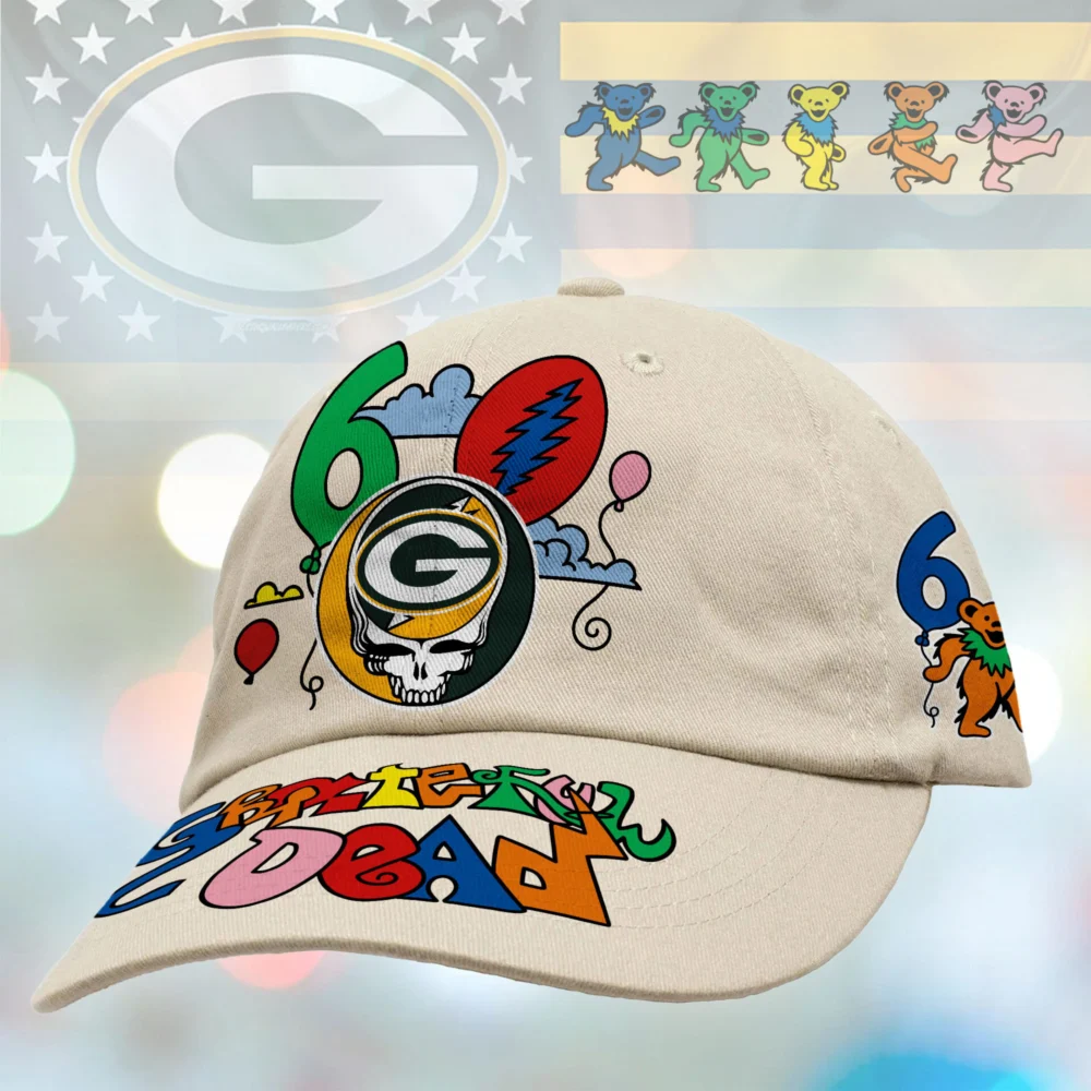 Green Bay Packers | Premium NFL Dancing Bear 60th Anniversary Classic Cap TD