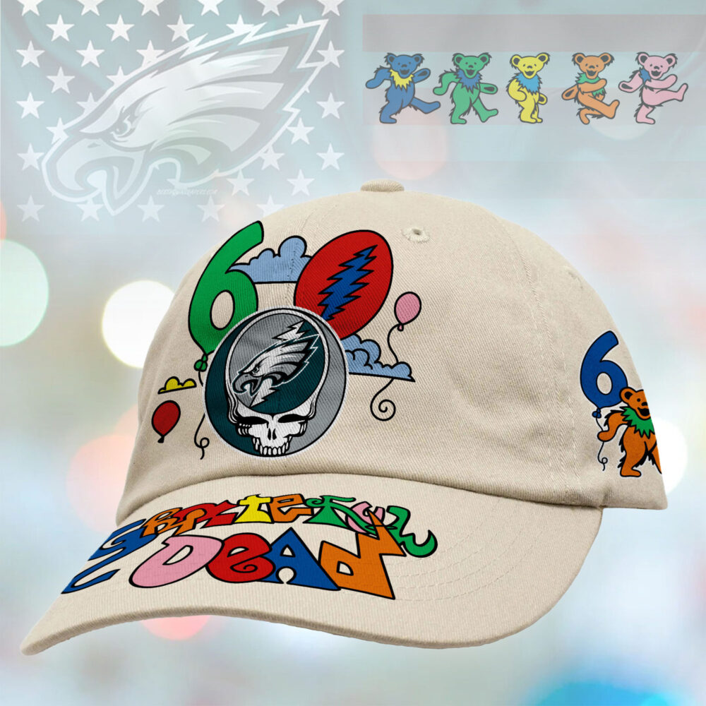 Philadelphia Eagles | Premium NFL Dancing Bear 60th Anniversary Classic Cap TD