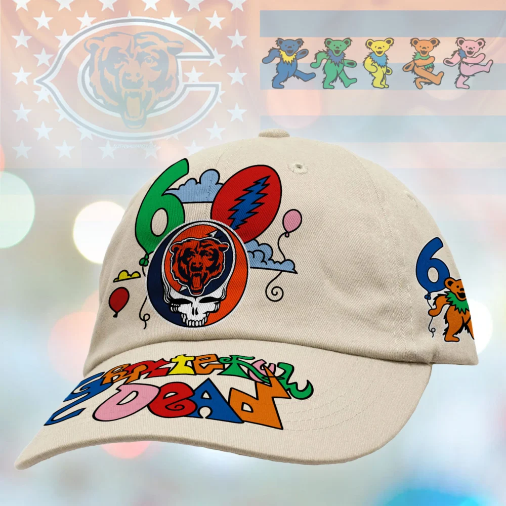 Chicago Bears | Premium NFL Dancing Bear 60th Anniversary Classic Cap TD