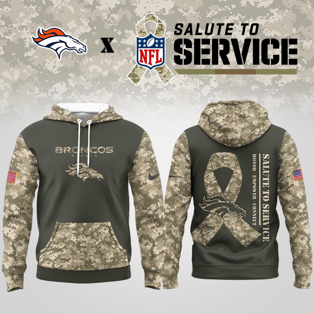 Denver Broncos | Premium NFL Salute to Service Hoodie MM
