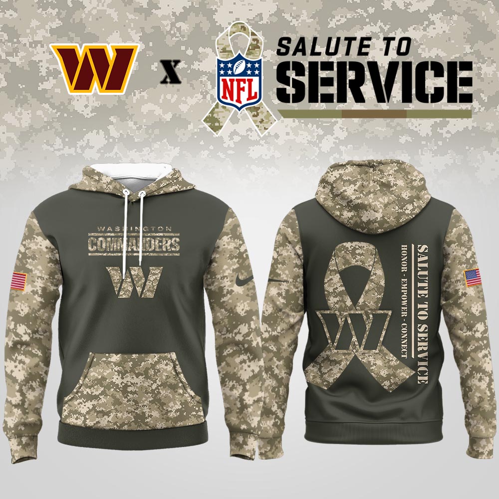 Washington Commanders | Premium NFL Salute to Service Hoodie MM