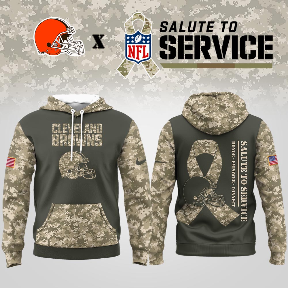 Cleveland Browns | Premium NFL Salute to Service Hoodie MM