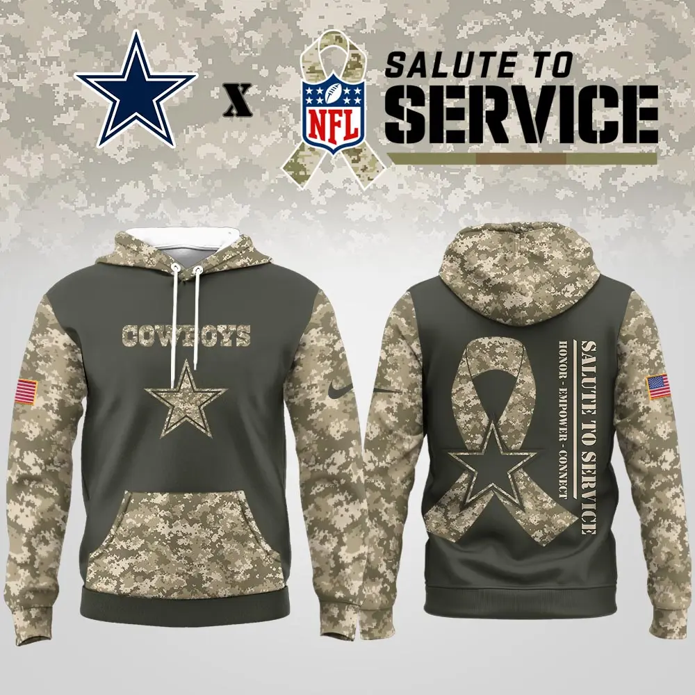 Dallas Cowboys | Premium NFL Salute to Service Hoodie MM