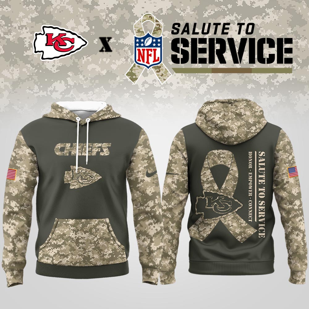 Kansas City Chiefs | Premium NFL Salute to Service Hoodie MM