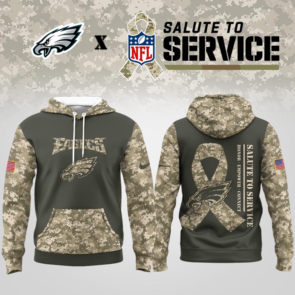 Philadelphia Eagles | Premium NFL Salute to Service Hoodie MM