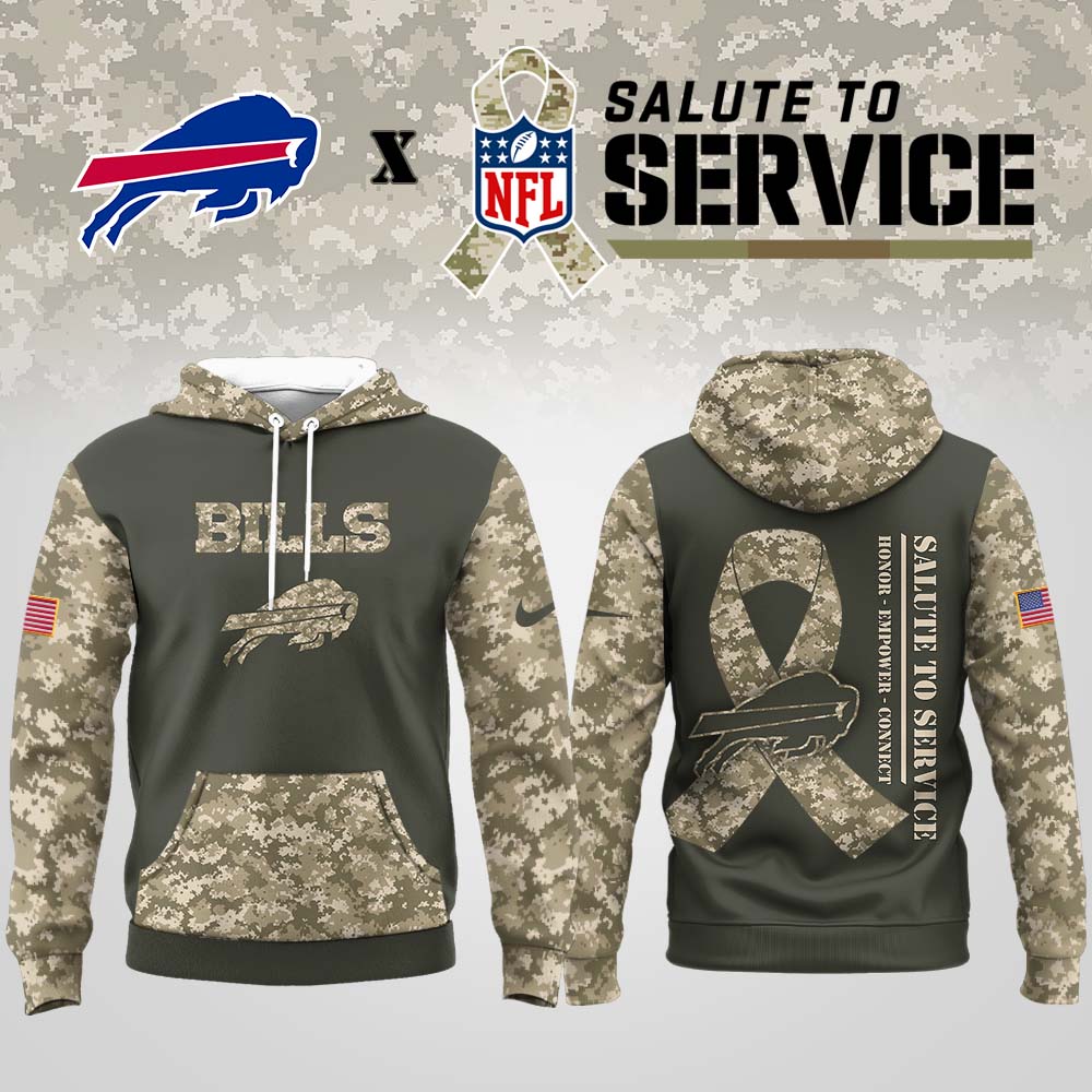 Buffalo Bills | Premium NFL Salute to Service Hoodie MM