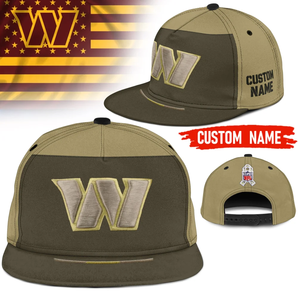 Washington Commanders | Premium NFL 2025 Salute to Service Split Panel Snapback Cap
