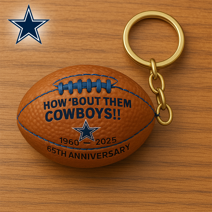 Dallas Cowboys | Premium NFL Anniversary Keychain
