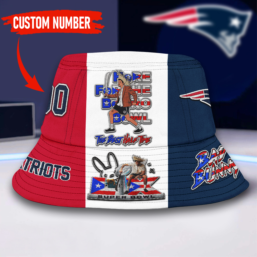 New England Patriots | Premium NFL Super Bowl Halftime Show Bucket Hat NY