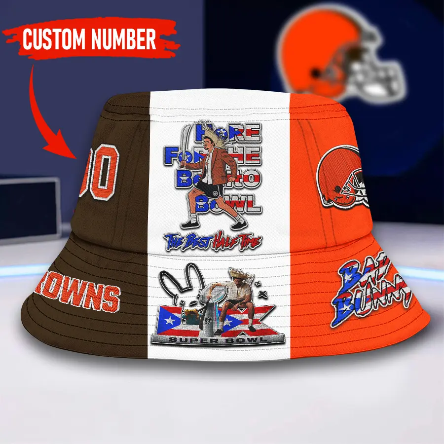 Cleveland Browns | Premium NFL Super Bowl Halftime Show Bucket Hat NY
