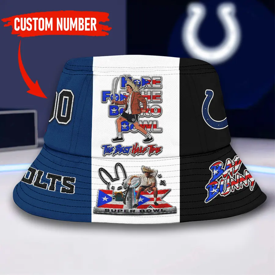 Indianapolis Colts | Premium NFL Super Bowl Halftime Show Bucket Hat NY