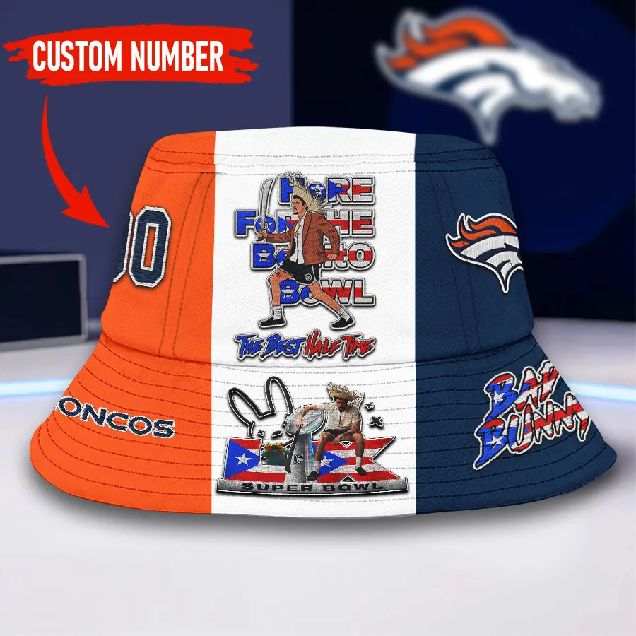 Denver Broncos | Premium NFL Super Bowl Halftime Show Bucket Hat NY