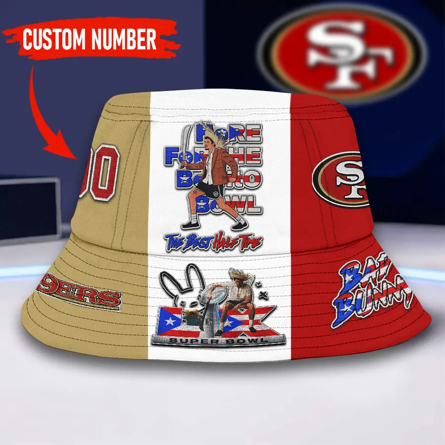 San Francisco 49ers | Premium NFL Super Bowl Halftime Show Bucket Hat NY