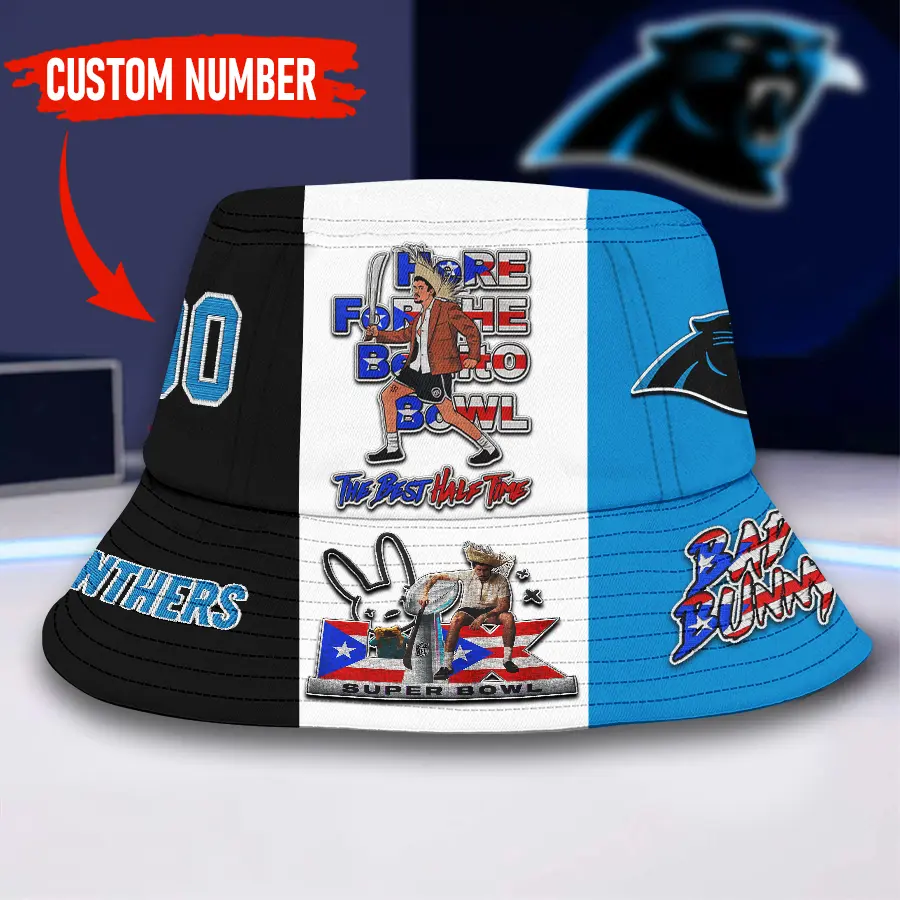 Carolina Panthers | Premium NFL Super Bowl Halftime Show Bucket Hat NY