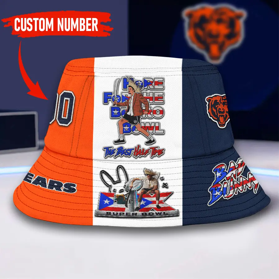 Chicago Bears | Premium NFL Super Bowl Halftime Show Bucket Hat NY