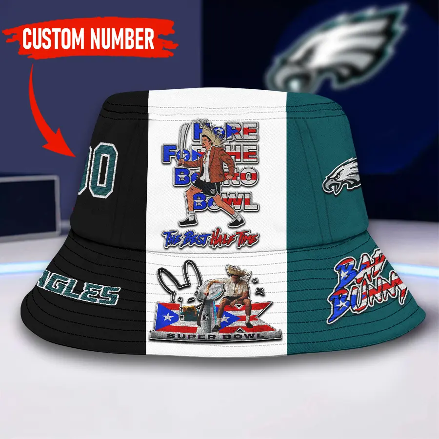 Philadelphia Eagles | Premium NFL Super Bowl Halftime Show Bucket Hat NY
