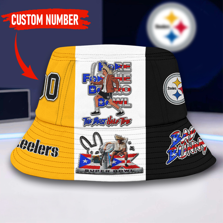 Pittsburgh Steelers | Premium NFL Super Bowl Halftime Show Bucket Hat NY