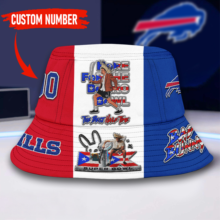 Buffalo Bills | Premium NFL Super Bowl Halftime Show Bucket Hat NY