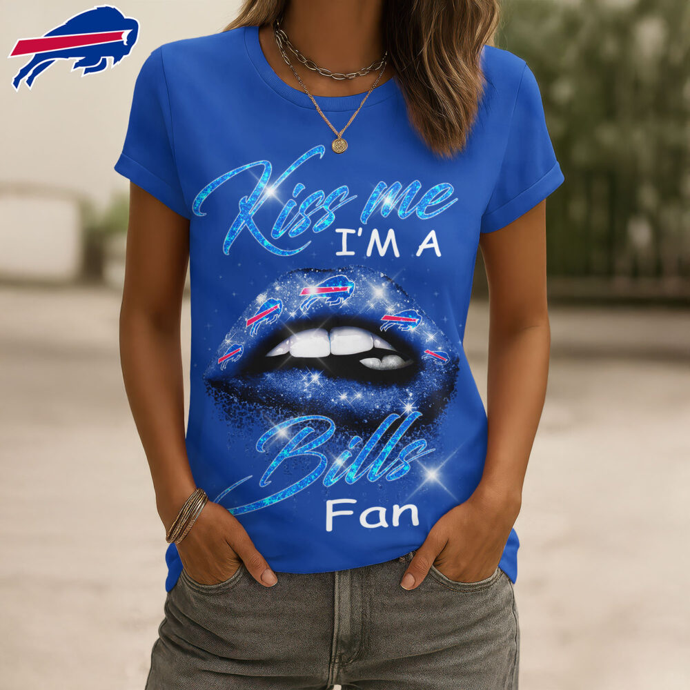 Buffalo Bills | Premium NFL Kiss Me Women Shirt TD - 2XL