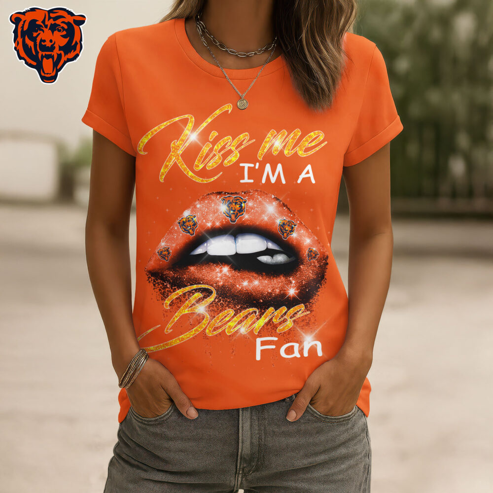 Chicago Bears | Premium NFL Kiss Me Women Shirt TD