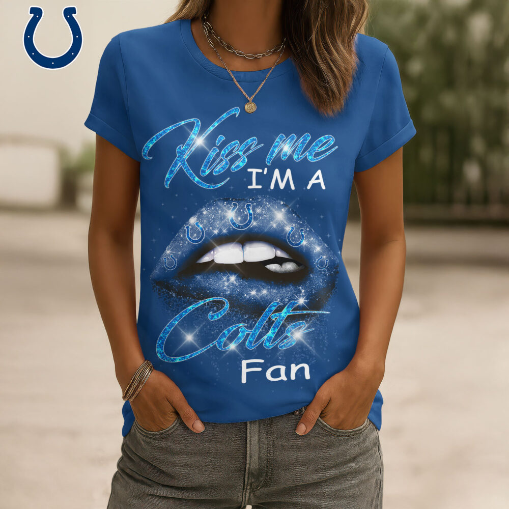 Indianapolis Colts | Premium NFL Kiss Me Women Shirt TD