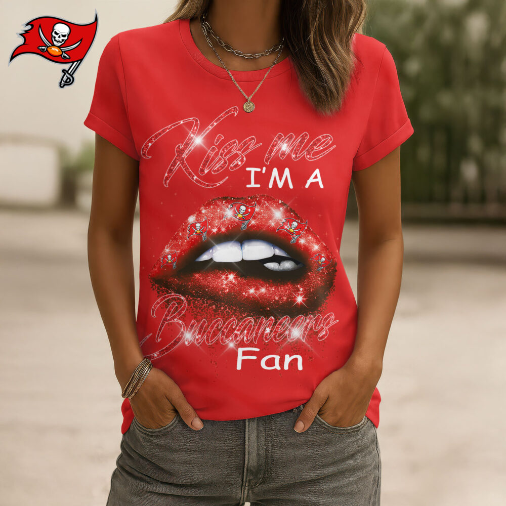 Tampa Bay Buccaneers | Premium NFL Kiss Me Women Shirt TD
