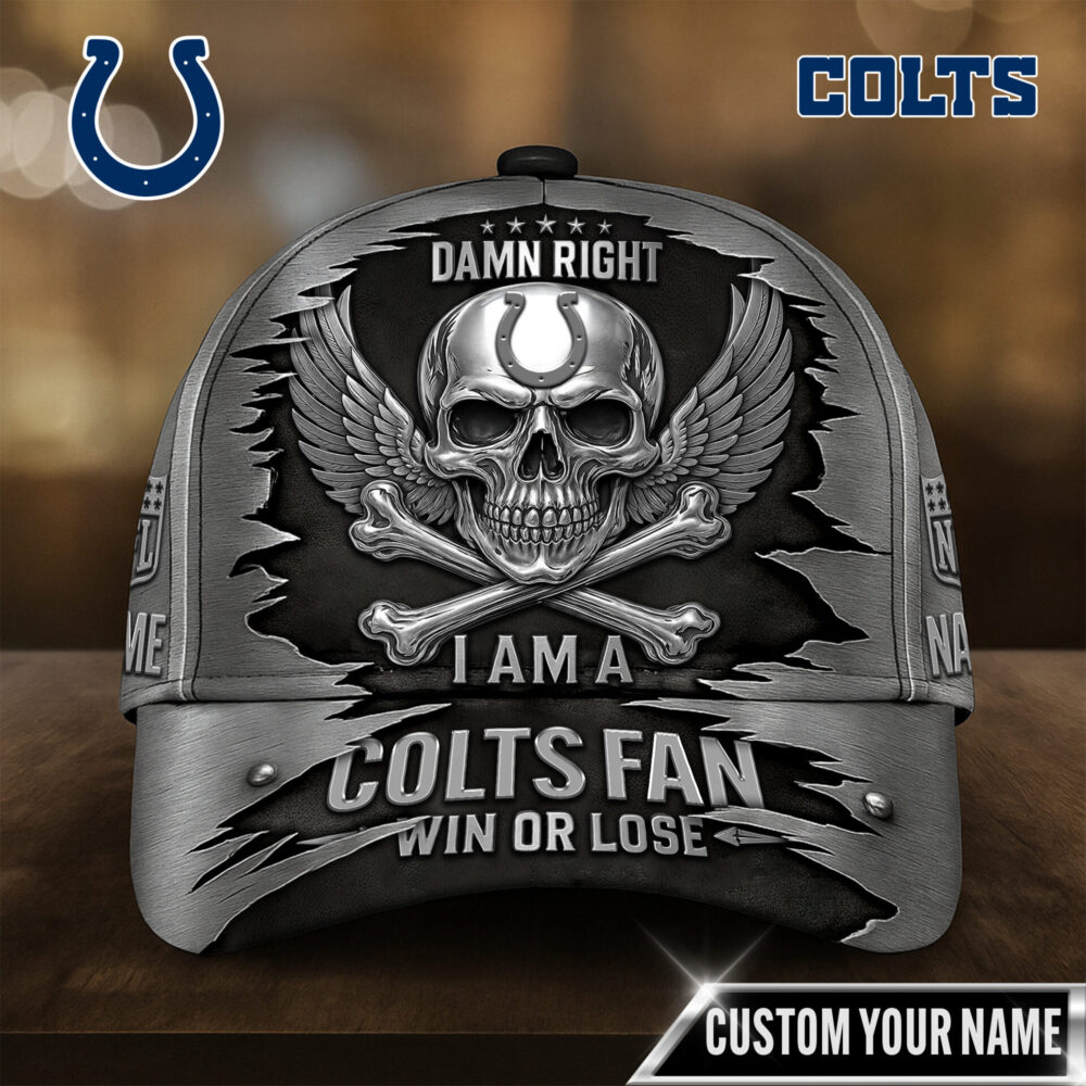 Indianapolis Colts | Premium NFL Skull Wings Fan Pride Cap TD - Cap