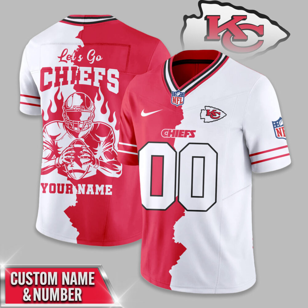 Kansas City Chief | Premium NFL Flame Warrior Football Jersey TD