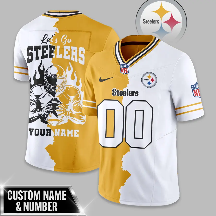 Pittsburgh Steelers | Premium NFL Flame Warrior Football Jersey TD
