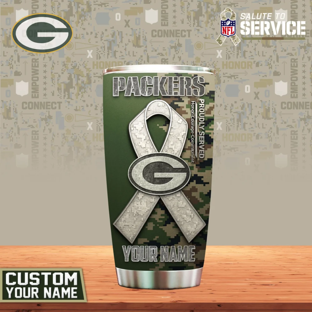 Green Bay Packers | Premium NFL Proudly Served Tumbler TD