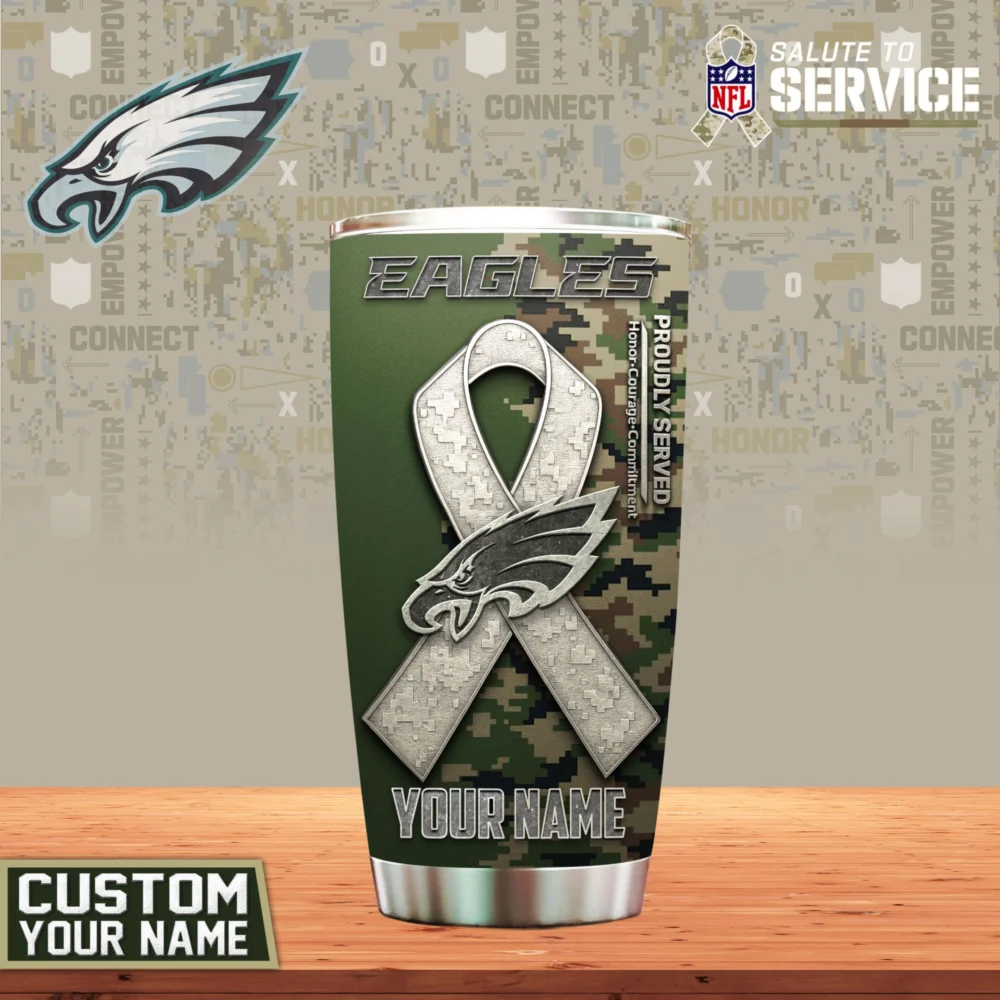Philadelphia Eagles | Premium NFL Proudly Served Tumbler TD