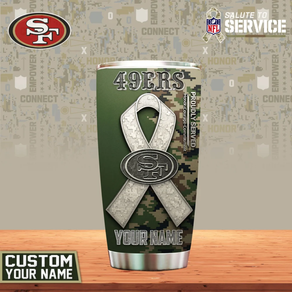 San Francisco 49ers | Premium NFL Proudly Served Tumbler TD