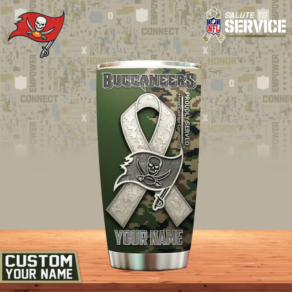 Tampa Bay Buccaneers | Premium NFL Proudly Served Tumbler TD