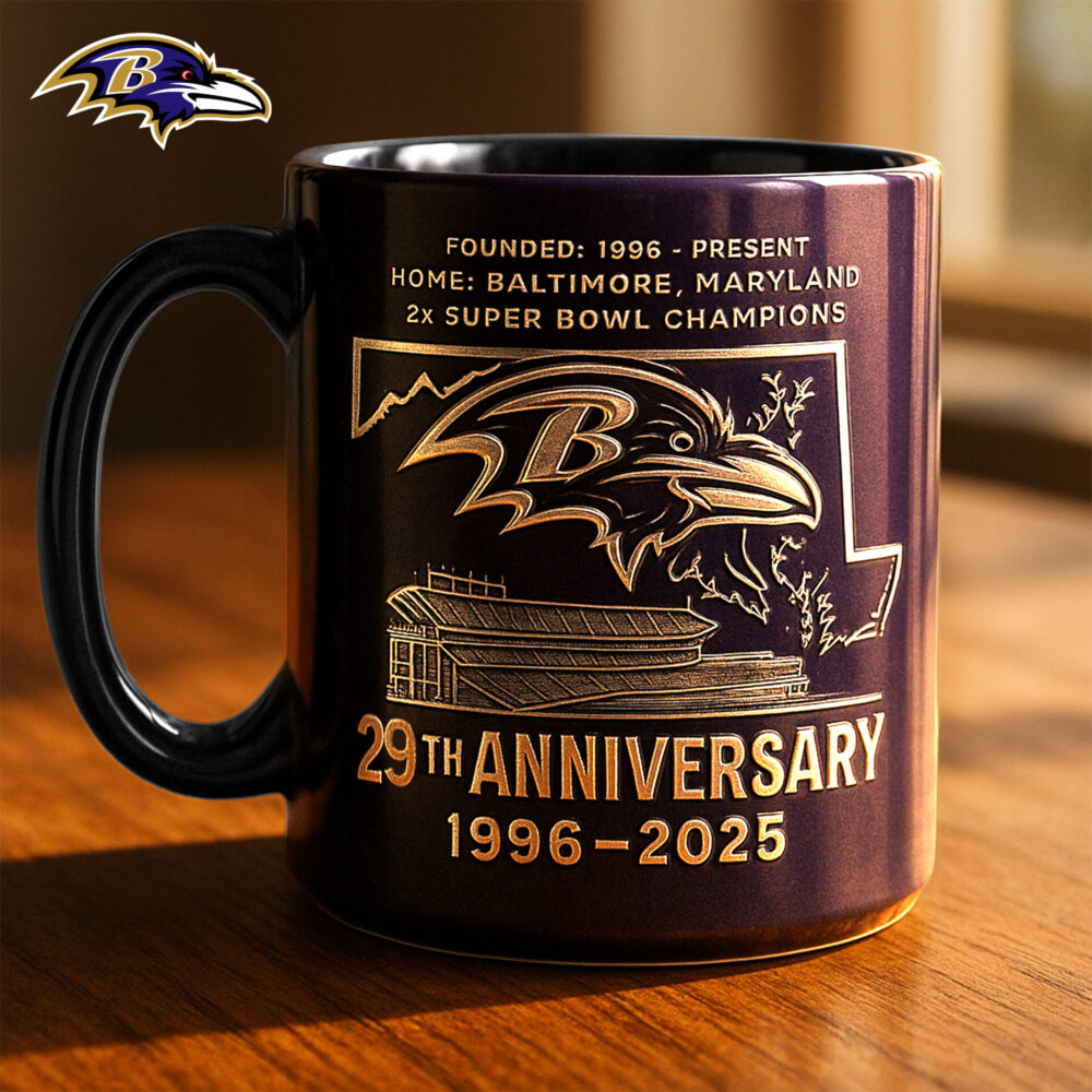 Baltimore Ravens | Premium NFL The Anniversary Mug TD