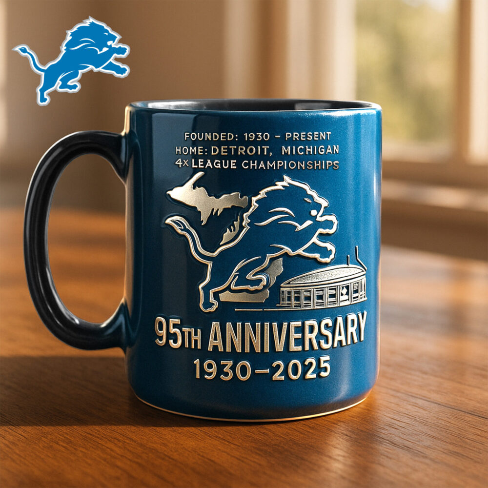 Detroit Lions | Premium NFL The Anniversary Mug TD